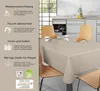 Beautex Wachstuchtischdecke abwaschbar rutschfest mit Produktbild-Vorschau 2
