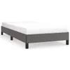vidaXL Bettgestell Grau 80x200 cm Kunstleder - Bettgestell Produktbild-Vorschau 3