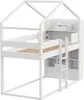 Merax Etagenbett 90x200cm mit Stauraum auf beiden Etagen, Produktbild-Vorschau 10