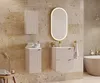 Szafka Łazienkowa 50 Cm Kaszmir Mat Szuflady Ryflowana Mdf Podgląd zdjęcia produktu 9