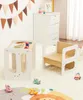 YORBAY Kindersitzgruppe Kindertisch 2 in 1 mit Sitzbank , Produktbild-Vorschau 2