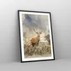 Gerahmtes Poster - Schwarzer Rahmen - rotwild natur - 50x70 Produktbild-Vorschau 8
