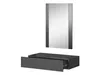 A vanity table with a drawer and a mirror, presented against a white background. Náhled obrázku produktu