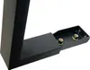 A close-up view of a black metal bracket with two threaded inserts visible. Anteprima dell’immagine prodotto
