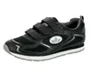 A black jogging shoe with white and gray accents, displayed against a white background. Produktbild-Vorschau