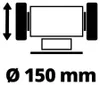 Einhell Doppelschleifer TC-BG 150| 4412632 Produktbild-Vorschau 10