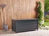BELIANI Gartentruhe 190L Dunkelgrau Aluminium Wasserfest Produktbild-Vorschau 4