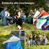 Skandika Campingdecke Liva Sherpa Meerblau | 4-in-1 Outdoor Produktbild-Vorschau 8