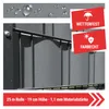 Arvotec Sichtschutzstreifen | 25m Rolle, Fenstergrau | Produktbild-Vorschau 1