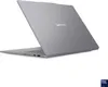 A gray Lenovo laptop is shown from a rear, slightly angled perspective with the lid open. Anteprima dell’immagine prodotto