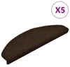 vidaXL Samolepiace podložky na kroky 5 ks 65x21x4 cm Hnedá Náhľad obrázku produktu 7