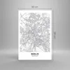 Bilder auf glas - Einteilig - Stadt Karte Berlin - 80x120cm Produktbild-Vorschau 3