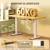 FLEXISPOT EN1, výškově nastavitelný stůl, rozměry 100x60 Náhled obrázku produktu 8