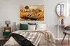 MuchoWow® Poster Tigerdruck - Marmor - Gold 120x90 cm - Produktbild-Vorschau 4
