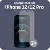 Schutzfolie Apple iPhone 12, iPhone 12 Pro - Panzerglas - Produktbild-Vorschau 2