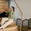 Relaxdays zábrana, volně stojící, skládací, s nožičkami, Náhled obrázku produktu 3
