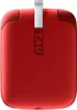 A close-up view of a red electronic device with a silver loop and the word TAU printed on it. Náhled obrázku produktu
