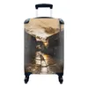 MuchoWow® Koffer Handgepäck Trolley Rollkoffer Kleine Produktbild-Vorschau 1