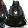 Camerazar Elegante Zaino City 2in1 in pelle nera da donna Anteprima dell’immagine prodotto 1
