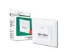 DIGITUS Unterputzdose Cat6 2xRJ45 geschirmt weiß Anteprima dell’immagine prodotto 2