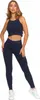 Gestreifte Damen-Leggins Baumwolle Lang undurchsichtig Produktbild-Vorschau 6