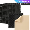 Jopassy 24X Akustická pěna Samolepicí černá absorpční pěna Náhled obrázku produktu 1