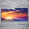 Acrylglasbilder 120x60 Wandbild Druck Sonne Gebirge Produktbild-Vorschau 2