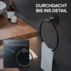 ovimar Handtuchring Halsnoy | rund | schwarz | ohne Bohren Produktbild-Vorschau 5