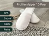 Frottierslipper in weiß, 10er Set, Universalgröße Produktbild-Vorschau 3