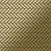 Mosaik Fliese massiv Metall Titan gebürstet gold 1,6mm Produktbild-Vorschau 1