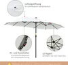 Outsunny Sonnenschirm 4,5 m Doppelsonnenschirm mit LED Produktbild-Vorschau 5