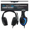 A gaming headset with technical specifications and dimensions displayed. Náhled obrázku produktu