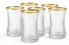 Pasabahce Elysia verres à thé bord doré, lot de 6, 170 ml, Voir les images du produit 2