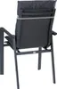 Gartenstuhlauflagen - Dunkelgrau - Mittellehner - 6er Set Produktbild-Vorschau 3