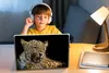 MuchoWow® Laptop Aufkleber Sticker Cover Leopard - Tiere - Produktbild-Vorschau 3