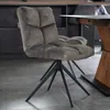 HOME DELUXE - Esszimmerstuhl NODA 4er Set - Farbe: Hellgrau Produktbild-Vorschau 2