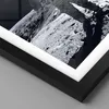 Gerahmtes Poster - Schwarzer Rahmen - Astronaut Mond Erde Produktbild-Vorschau 2