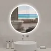 Miroir de salle de bain rond Bluetooth 60cm tricolore + Voir les images du produit 1