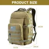 (Braun) 40L Militärischer Taktischer Rucksack, Leichter Produktbild-Vorschau 3