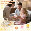 COSTWAY Aktivitätstisch Holz, Baby Montessori Spieltisch Produktbild-Vorschau 8