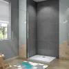 90x185cm Walk-In Duschabtrennung drehbar Duschwand 6mm Produktbild-Vorschau 4