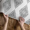 Rhomben aus Linien – Vinyl Fußmatte – 150x225 cm – Produktbild-Vorschau 3