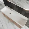 120cm Badezimmermöbel in Holzoptik Eiche mit Led Produktbild-Vorschau 3