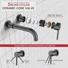 Rubinetto da bagno a 2 fori Rainsworth Miscelatore girevole Anteprima dell’immagine prodotto 2