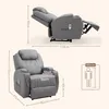 HOMCOM Fauteuil de Massage Inclinable, Chaise de Relaxation Voir les images du produit 5