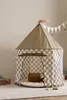 Kids Concept Spielzelt Karo khaki - H 130 cm - D 100 cm - Produktbild-Vorschau 2