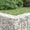 vidaXL Gabionové vyvýšené záhony 3 ks 30x30x50 cm železo Náhled obrázku produktu 4