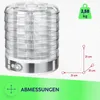 Trockner für Pilze, Gemüse, Obst, 5-Siebe MPM MSG-11 Produktbild-Vorschau 8
