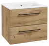 Stamar Waschtisch mit Unterschrank 50 cm Gold Eiche Hängend Produktbild-Vorschau 6
