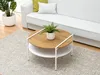 Table basse JOVITO - chêne / blanc Voir les images du produit 2